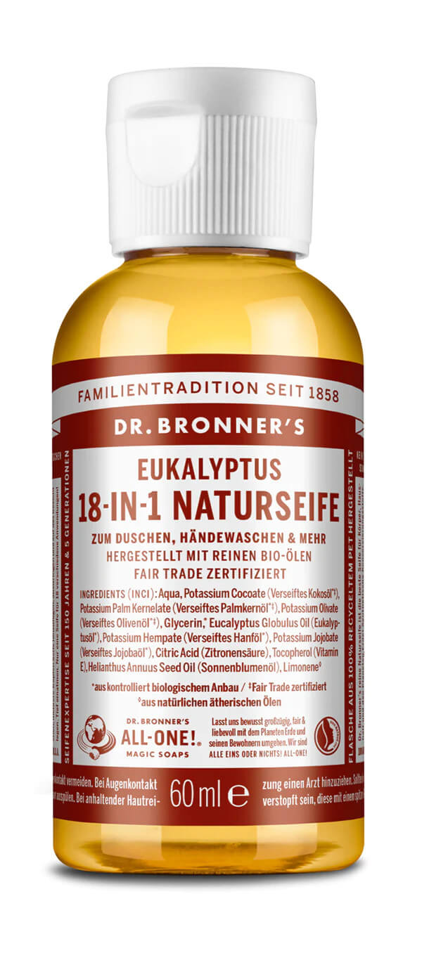 Dr. Bronner´s 18-IN-1 Naturseife 60 ml Eukalyptus