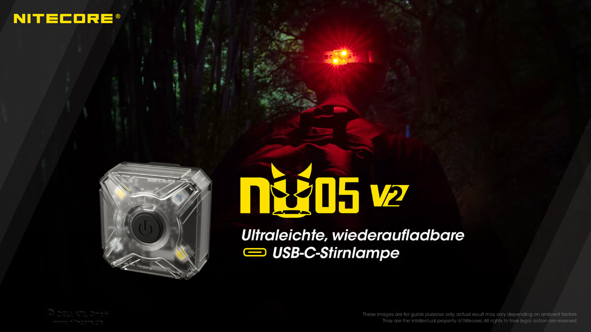 Nitecore NU05 V2 - USB-C Outdoor Lampe