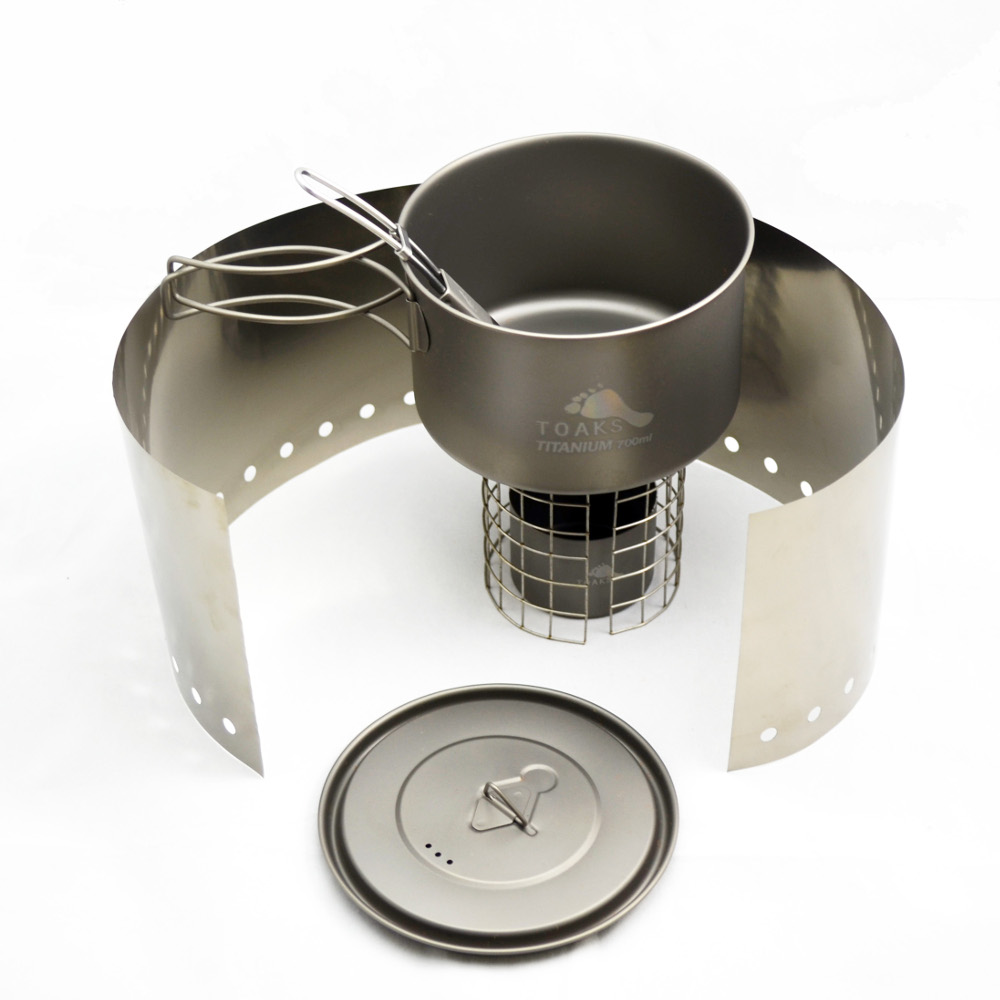 Toaks Ultralight Titanium Cook System CS03 mit 700 ml Topf