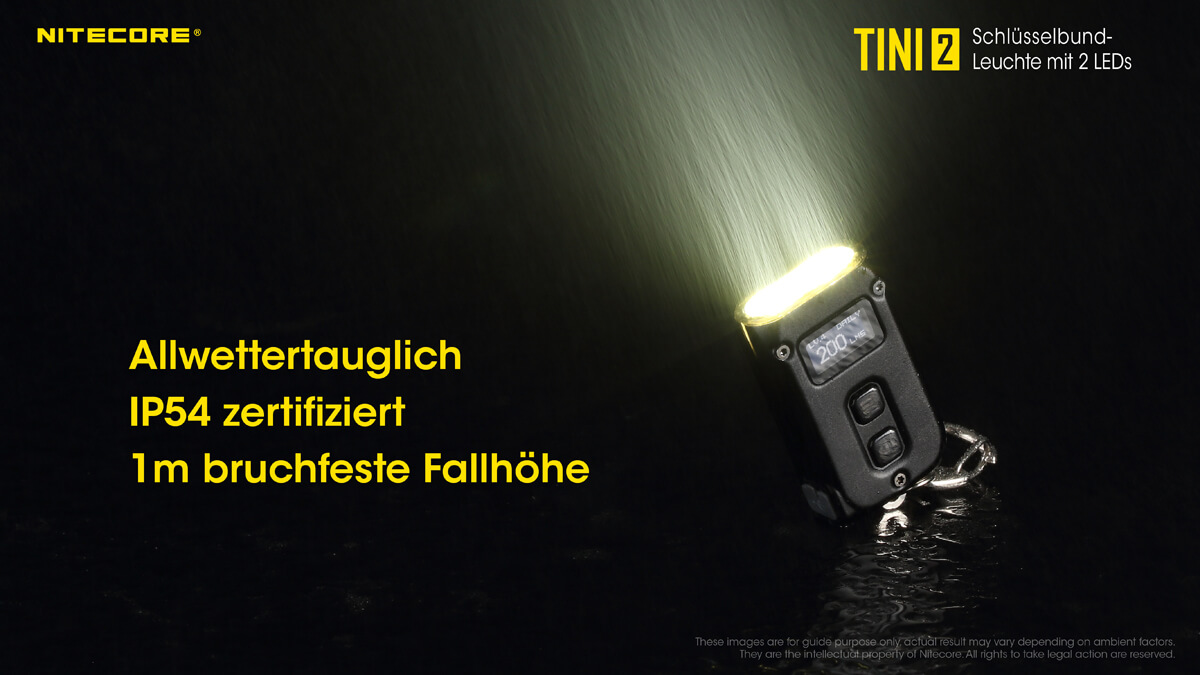 Nitecore TINI 2 Multi-Use Lampe Schwarz