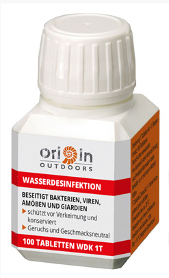 Origin Outdoors Wasserdesinfektion 100 Tabletten
