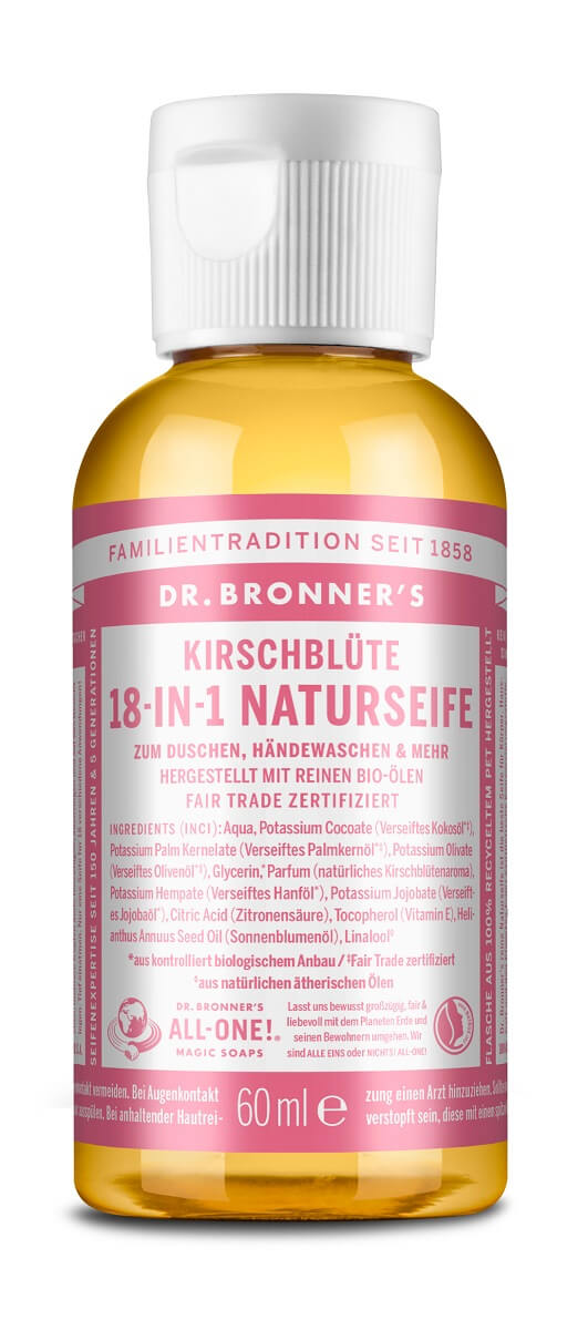 Dr. Bronner´s 18-IN-1 Naturseife 60 ml Kirschblüte