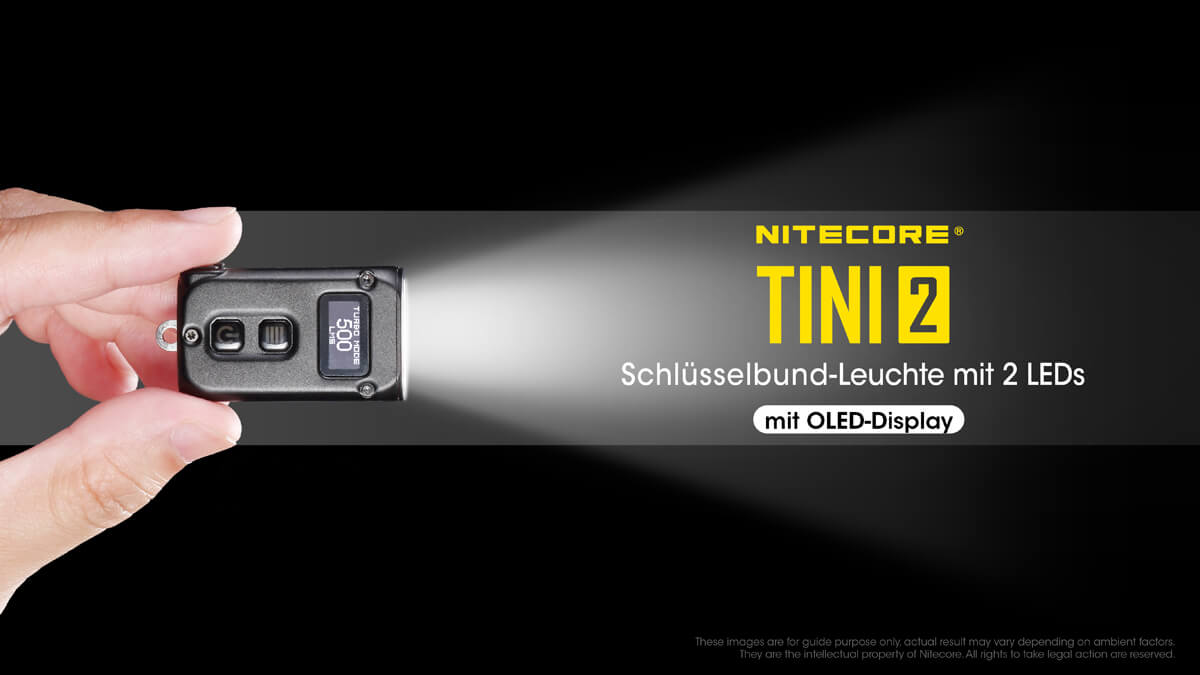 Nitecore TINI 2 Multi-Use Lampe Schwarz