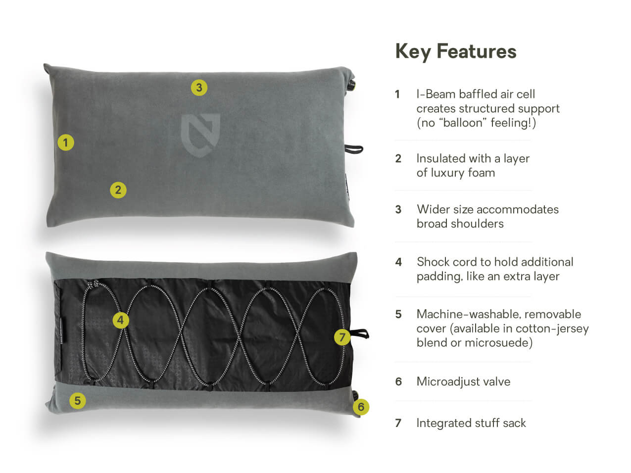 Nemo Fillo™ Luxury Backpacking Pillow