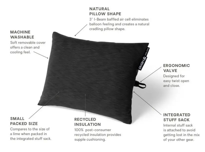 Nemo Fillo™ Elite Ultralight Backpacking Pillow