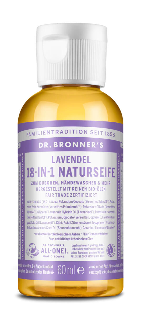 Dr. Bronner´s 18-IN-1 Naturseife 60 ml Lavendel