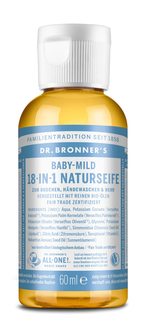 Dr. Bronner 18-IN-1 Naturseife Magic Soap 60 ml Baby-Mild