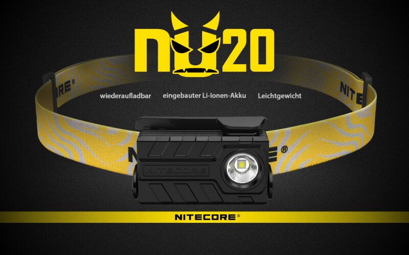 Nitecore NU20 Stirnlampe