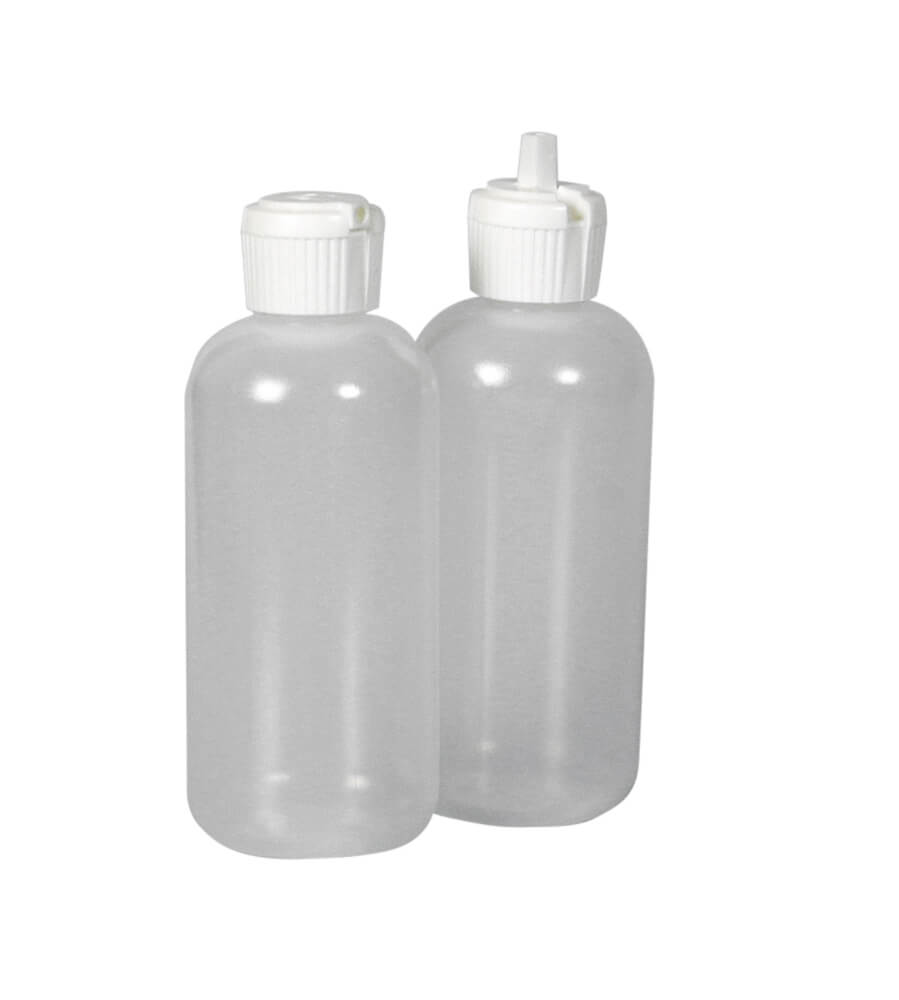 Basic Nature Flaschen mit Klappausgießer 2er Set 120 ml