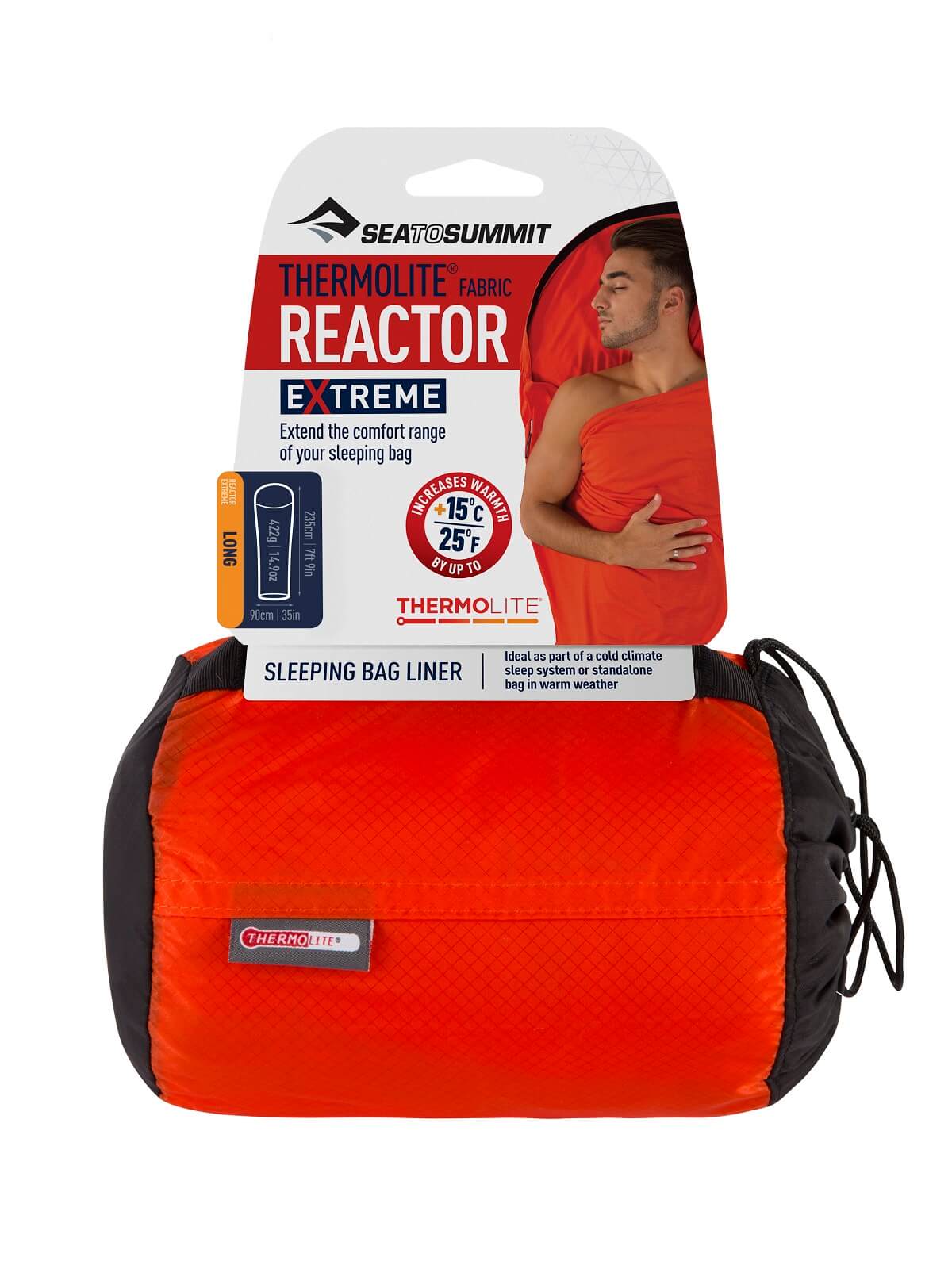 Sea To Summit Reactor Extreme Long Thermolite Mummy Liner