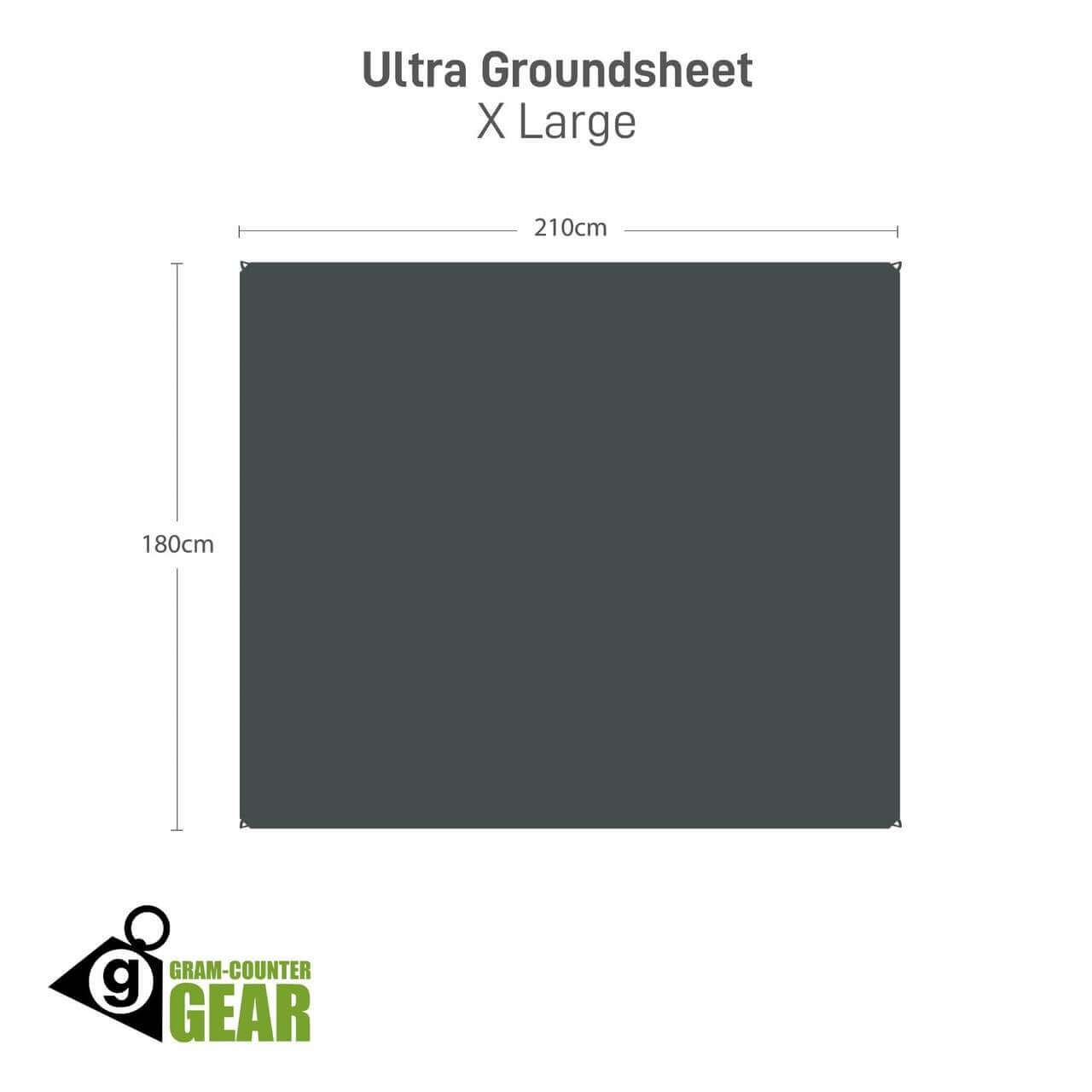 Gram-Counter Gear Ultra Groundsheet large - 140 x 210 cm