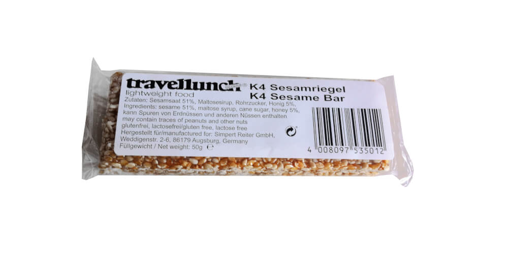 Travellunch K4 Sesam Riegel 50 g