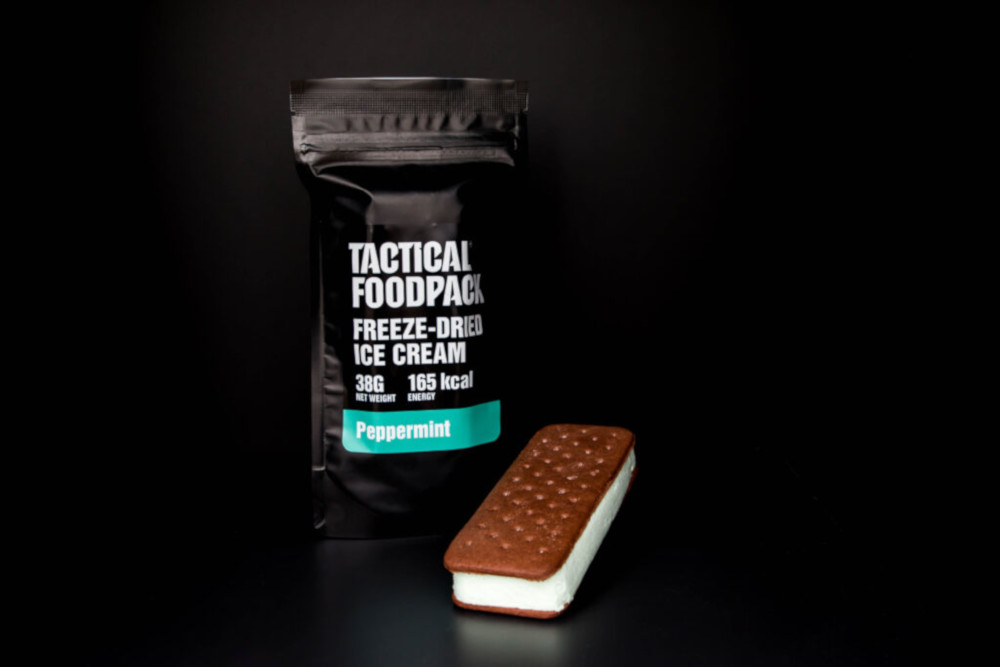 Tactical Foodpack Freeze Dried Ice Cream Peppermint