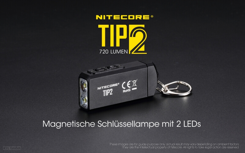 Nitecore TIP 2 Lampe - 720 Lumen