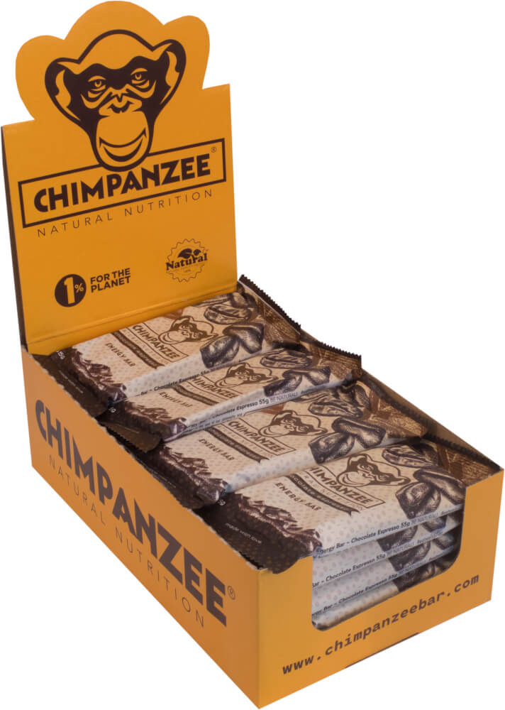 Chimpanzee Energy Bar Chocolate Espresso