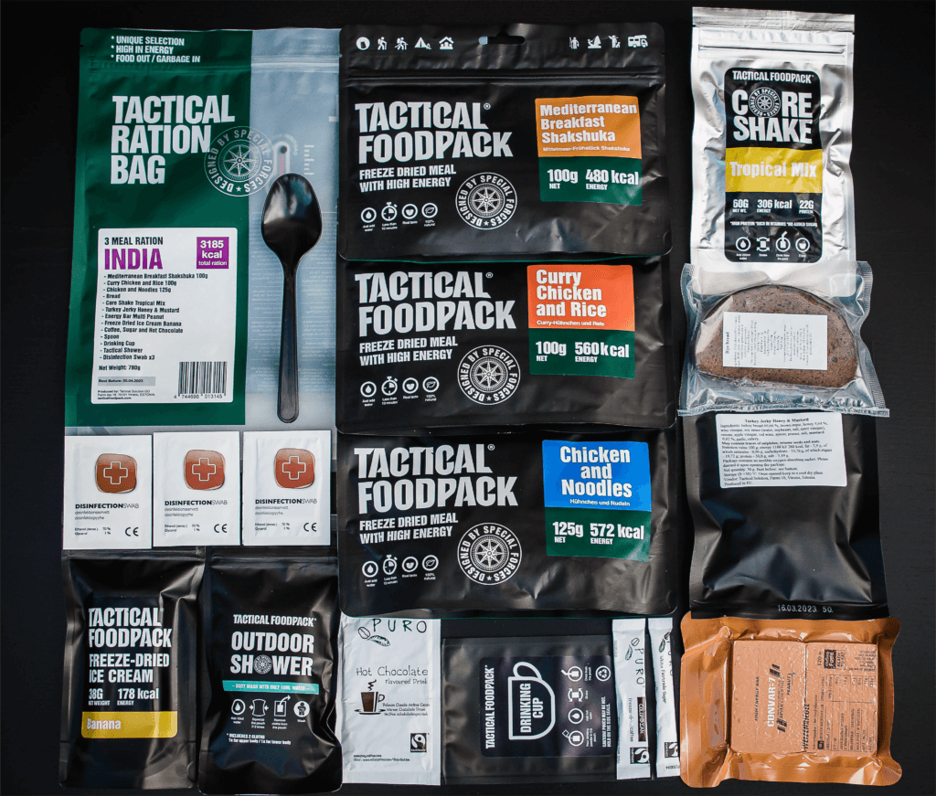 Tactical Foodpack INDIA 3 Meal Ration