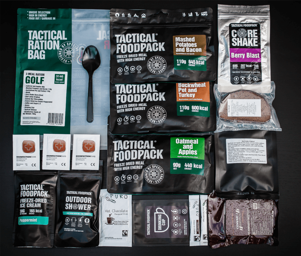Tactical Foodpack GOLF 3 Meal Ration