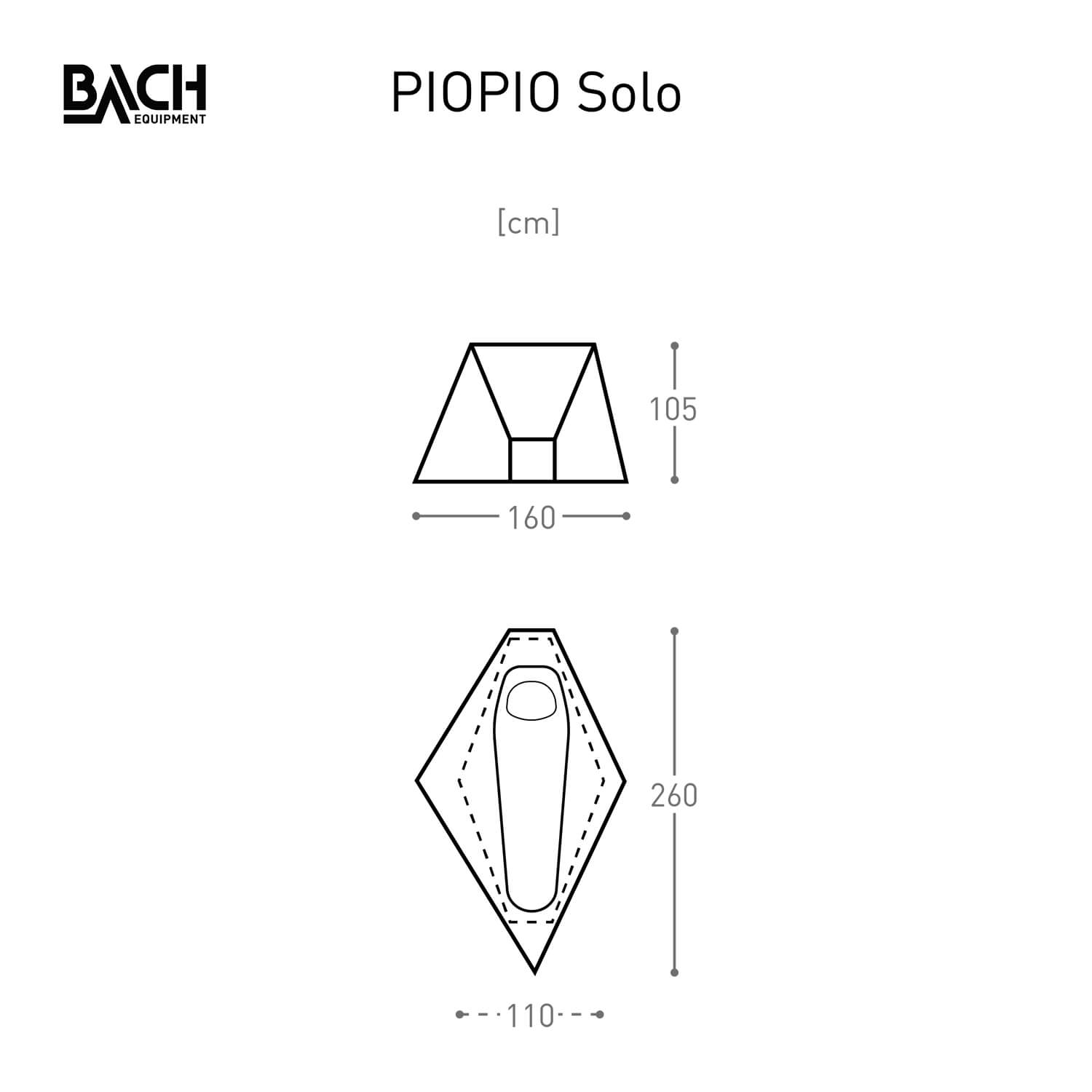 Bach PioPio Solo Ultraleichtzelt