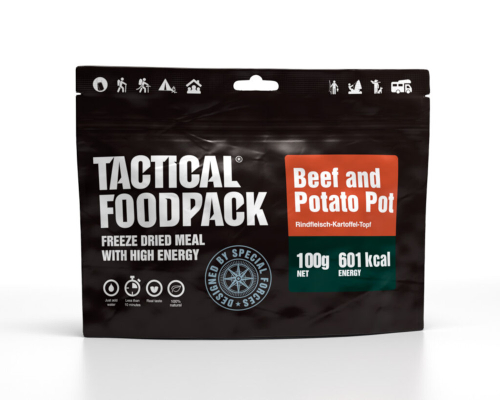 Tactical Foodpack Rindfleisch Kartoffeleintopf