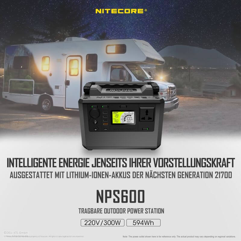 Nitecore NPS600 Power Station - 165000 mAh