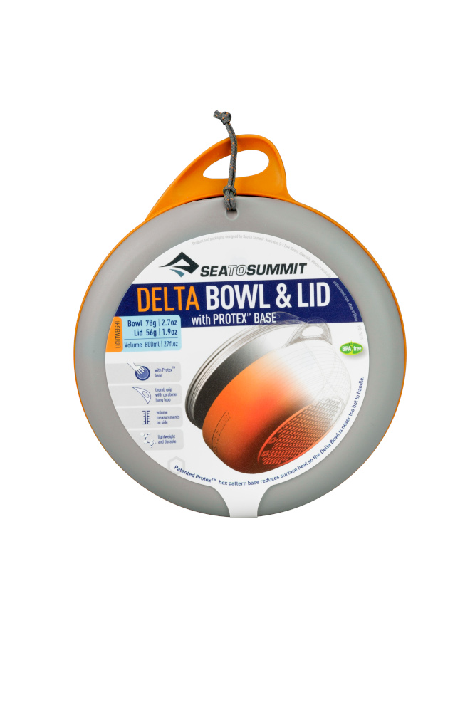 Sea To Summit Delta Bowl mit Deckel orange