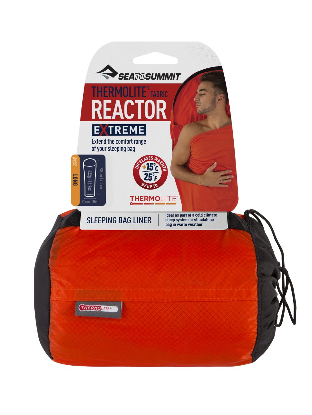 Sea To Summit Reactor Extreme Long Thermolite Mummy Liner