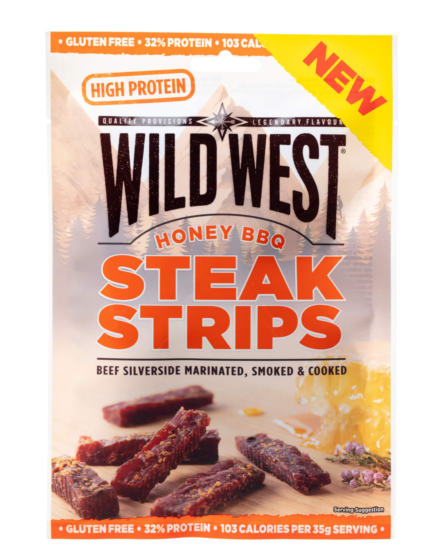 Wild West Steak Strips Honey BBQ