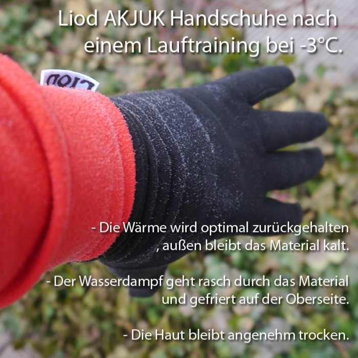 Liod Linerhandschuhe AKJUK schwarz XL
