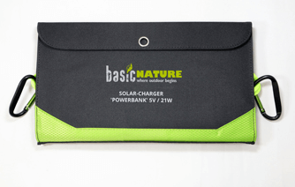 Basic Nature Solar-Ladegerät Powerbank