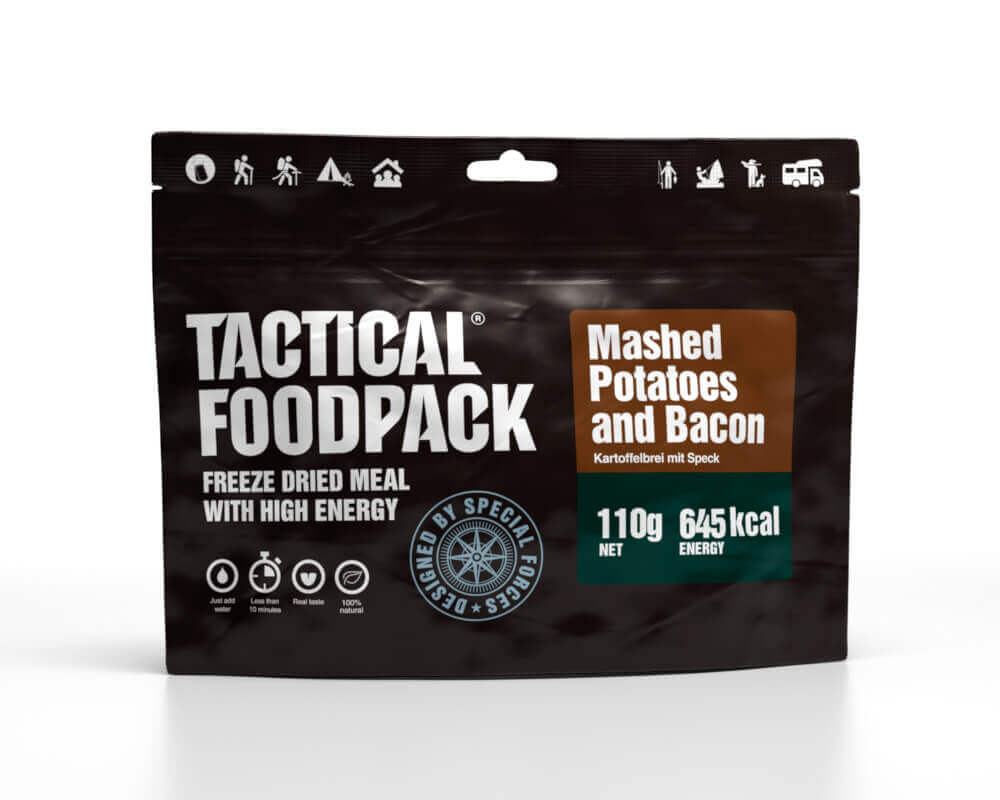 Tactical Foodpack Mashed Potatoes und Bacon