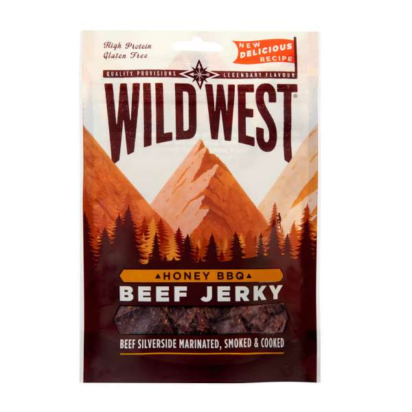 Jerkys Wild West Beef Jerky Honey BBQ
