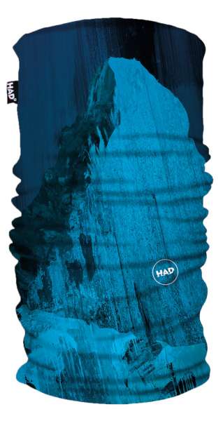 H.A.D. Printed Fleece Tube Matterhorn Blue